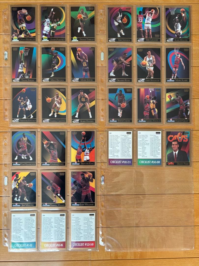 1990 SkyBox NBAトレーディングカード 全300枚コンプリート版