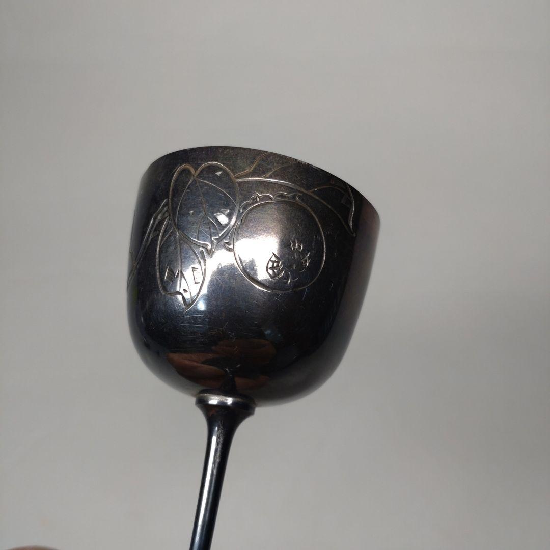 尚美堂 一正刀 銀杯 ワインカップ 箱付 44g