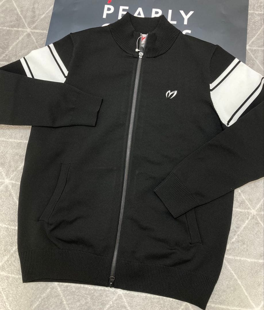 新品 パーリーゲイツ マスターバニー 天竺度詰め ジャケット(4)サイズM/黒