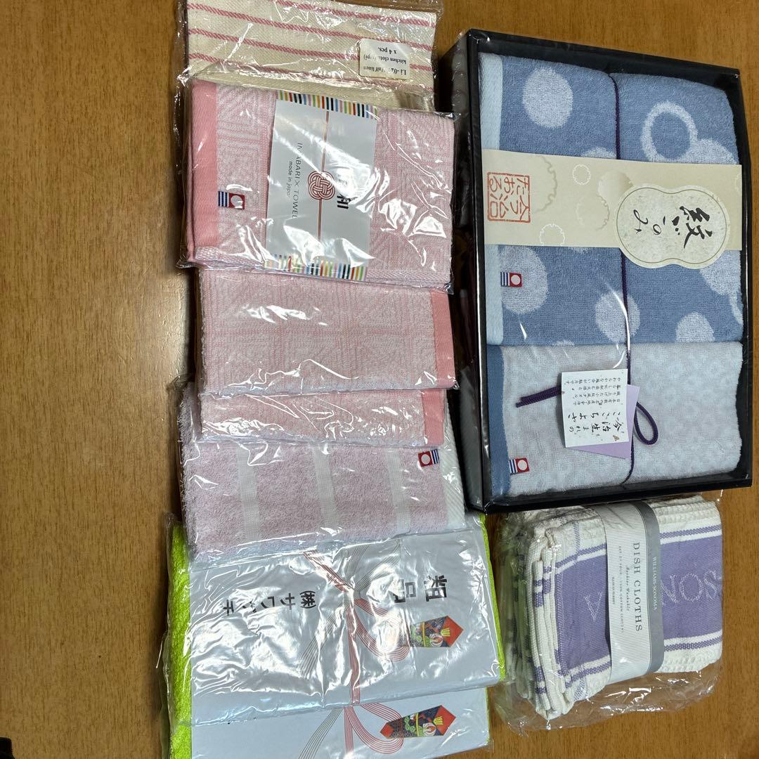 スヌーピー他新品タオルセット
