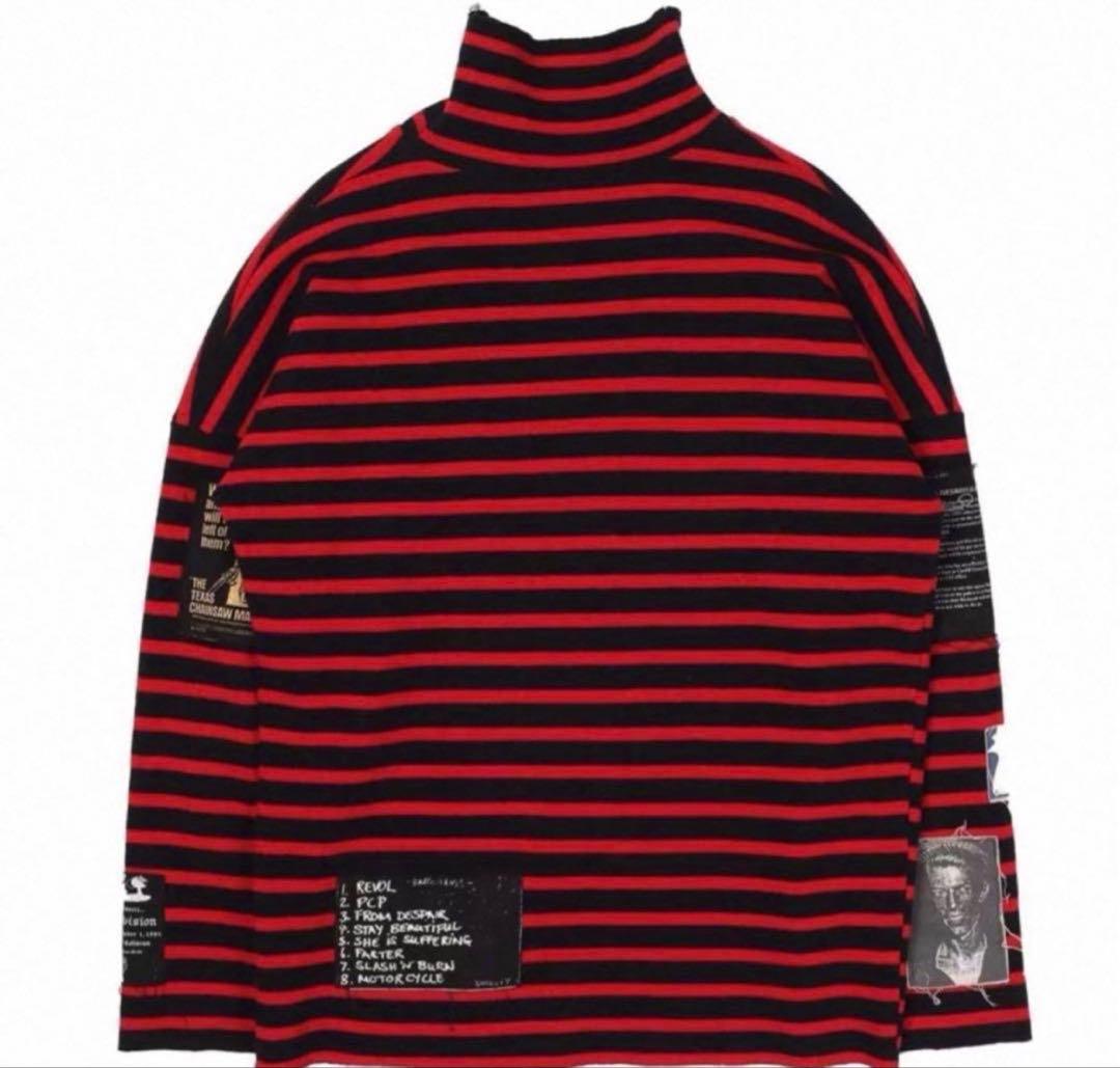 ジヨン GD G-DRAGON ジードラゴン ボーダータートルネック ジヨコス