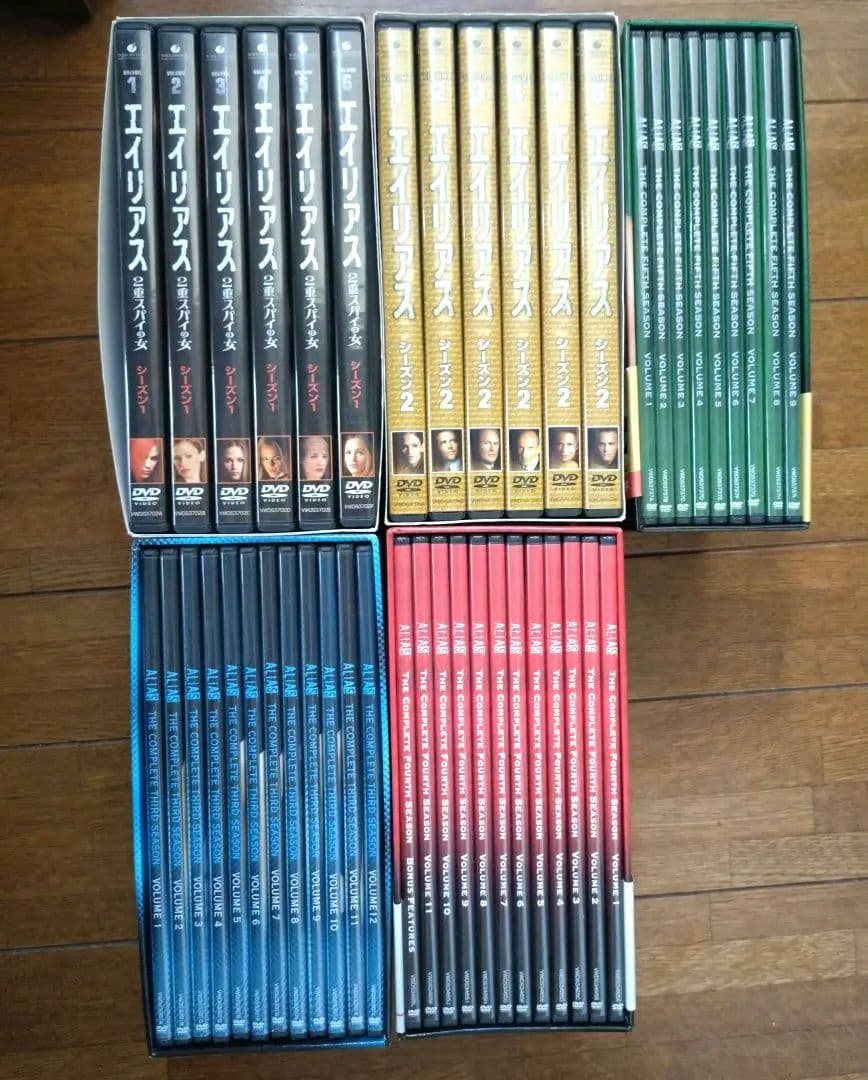 エイリアス DVD COMPLETE BOX 全5シーズン57枚セット