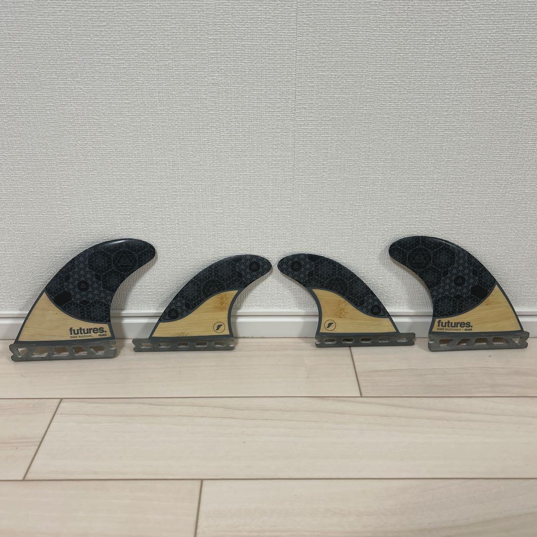 フィン　フューチャー クアッドフィン QUAD RASTA BAMBOO