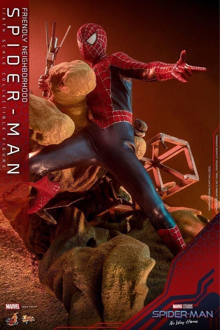 新品未開封Hot Toysフレンドリーネイバーフッド スパイダーマン サムライミ