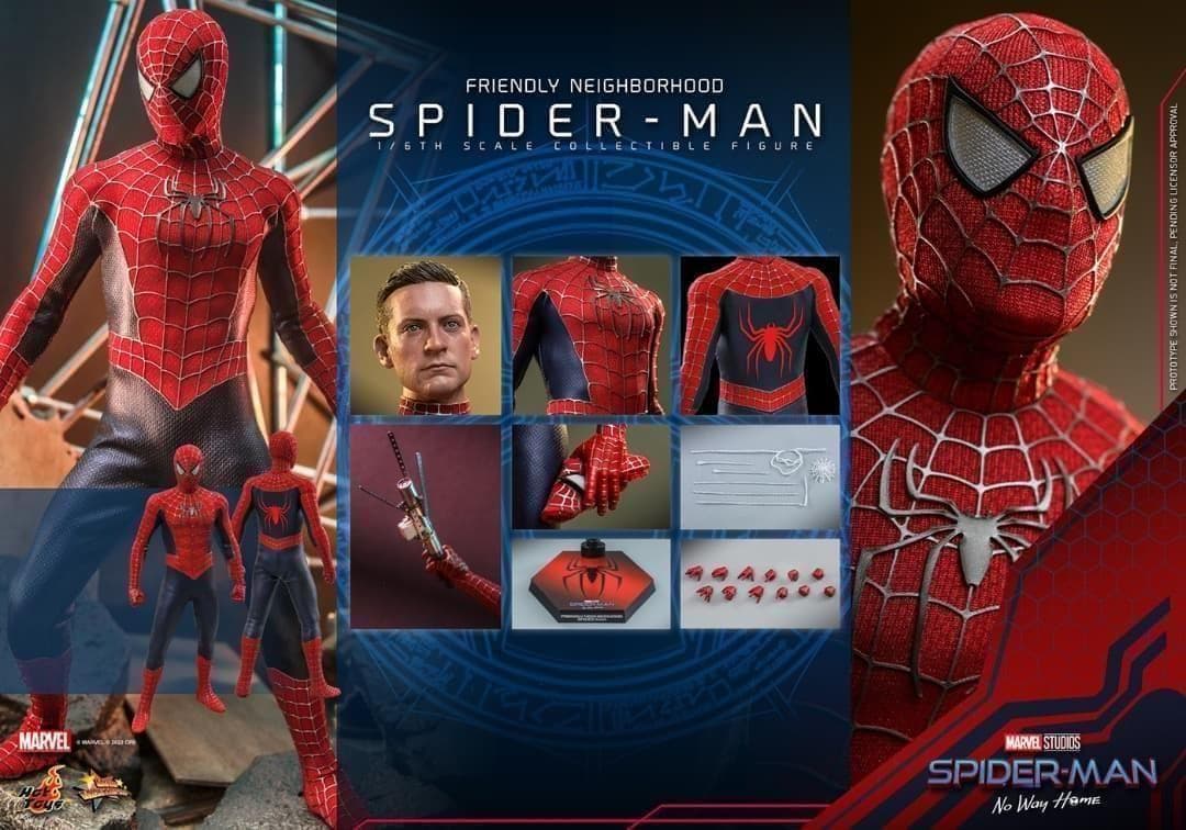 新品未開封Hot Toysフレンドリーネイバーフッド スパイダーマン サムライミ