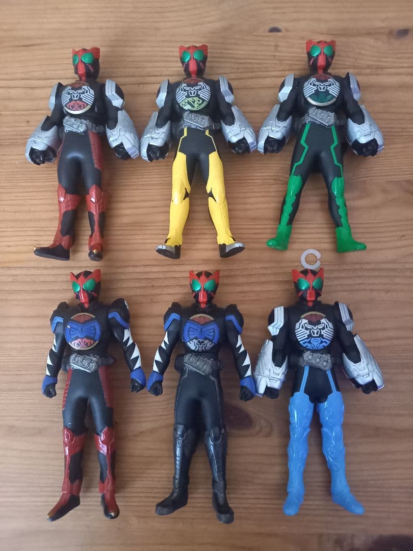仮面ライダーオーズソフビ11体セット　プレミアムバンダイ限定