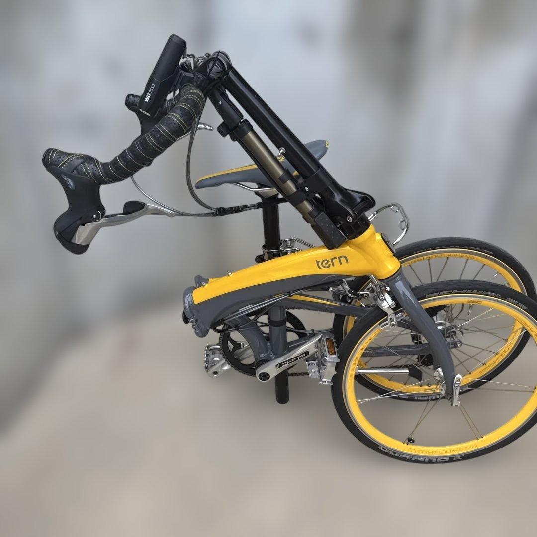 tern 折りたたみ自転車 イエロー/グレー　VERGE x30h