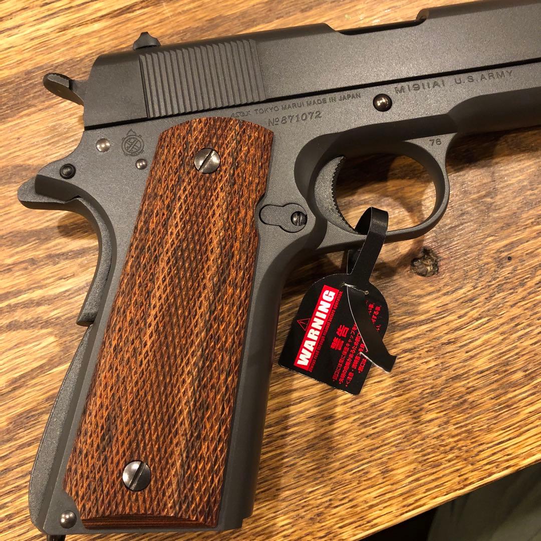 東京マルイＭ1911A1 コルトガバメント、PDIインナーバレル、木グリ付超美品