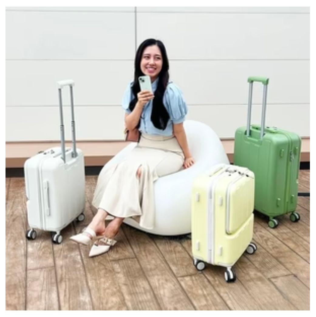 【新品・未使用品】スーツケース 　キャリーケース Mサイズ　グリーン　★★大人気