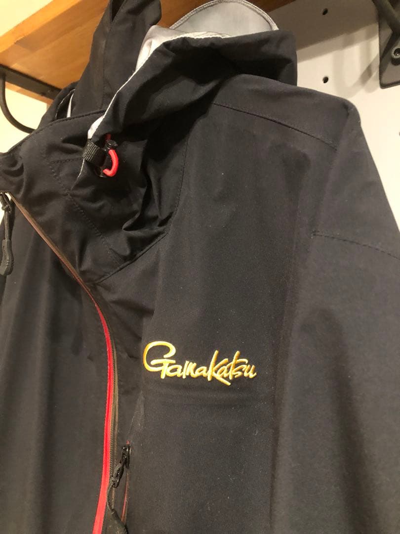 GAMAKATSU ゴアテックス(R)レインスーツ　L 収納袋付き