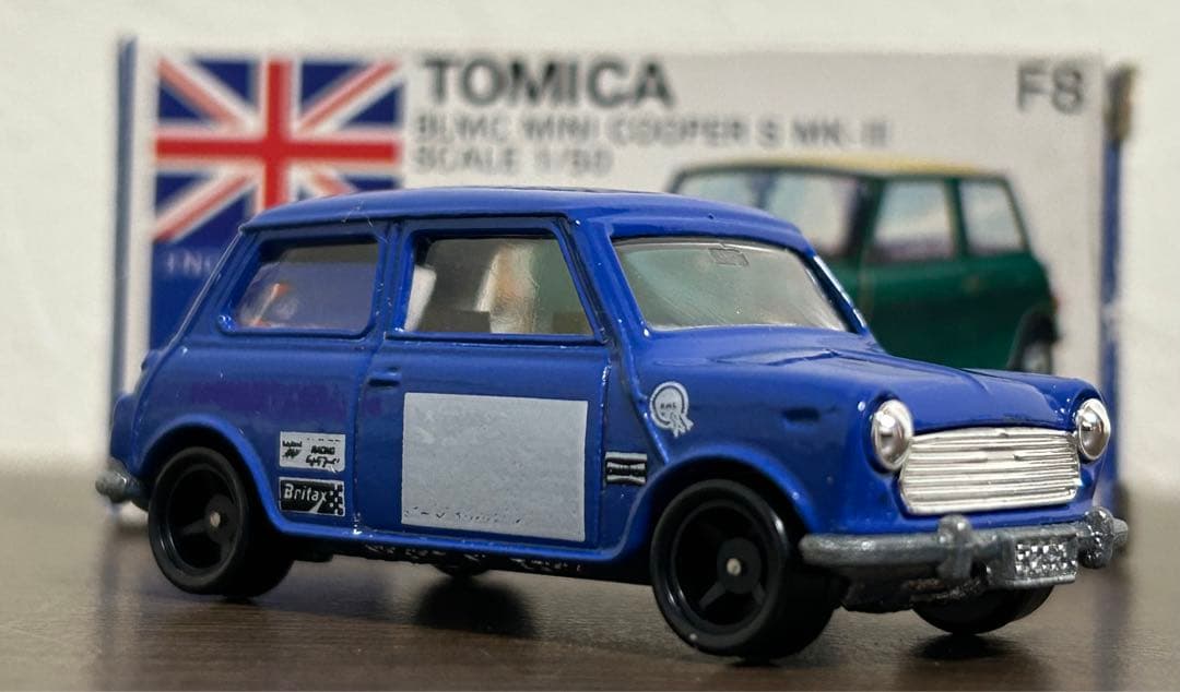 トミカ 青箱 ミニクーパー BMC特注 ラリーカー