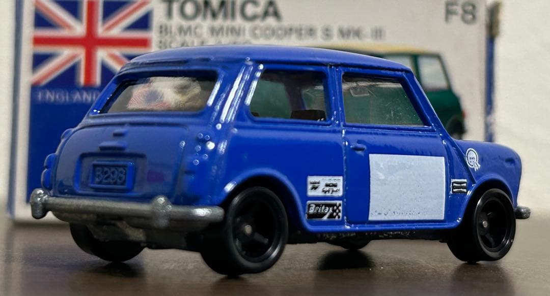 トミカ 青箱 ミニクーパー BMC特注 ラリーカー