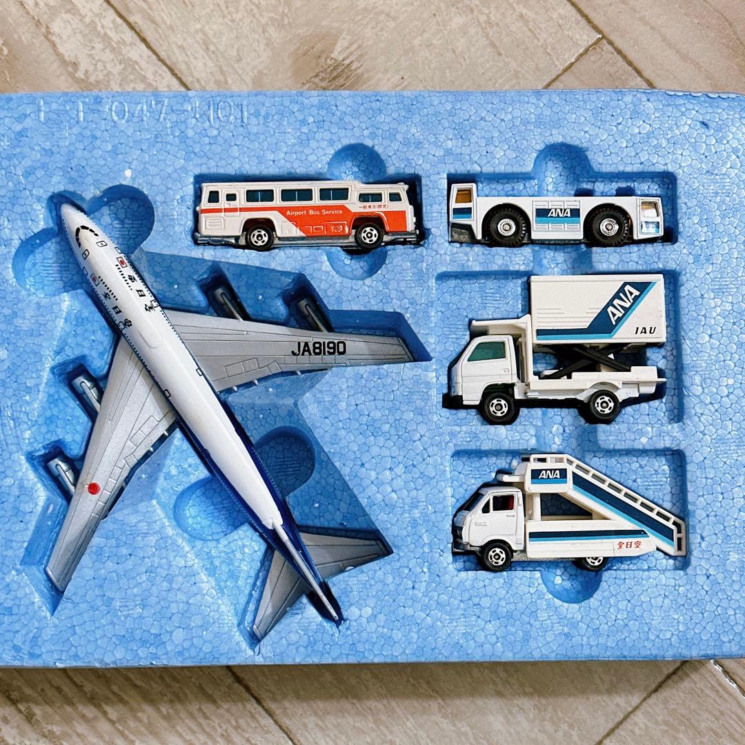 【激レア】トミカ 新空港セット スーパージャンボ 全日空 TOMY★当時物