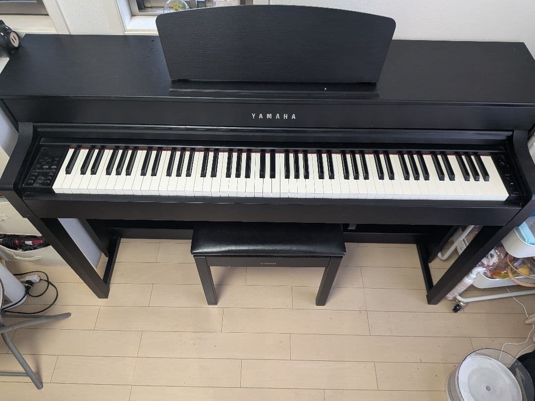 YAMAHA Clavinova デジタルピアノ ブラック 椅子付き