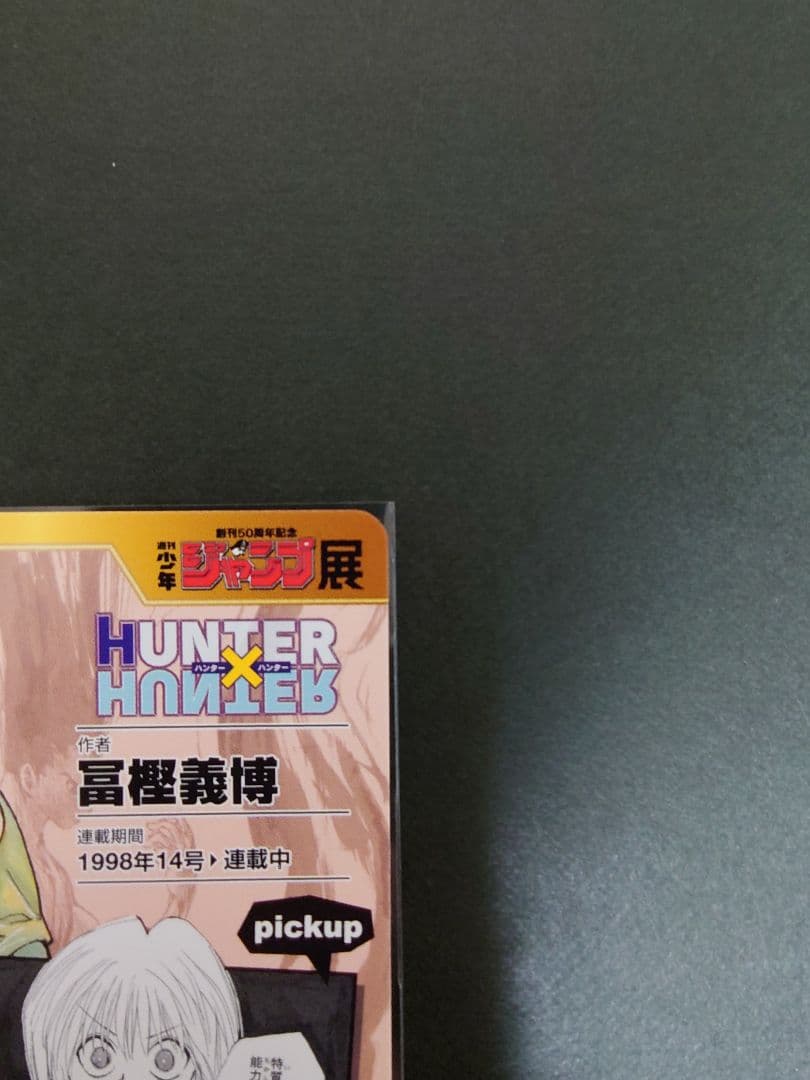 ジャンプ展　オールスターカードコレクション　レア　ホロ　キラ　ハンターハンター