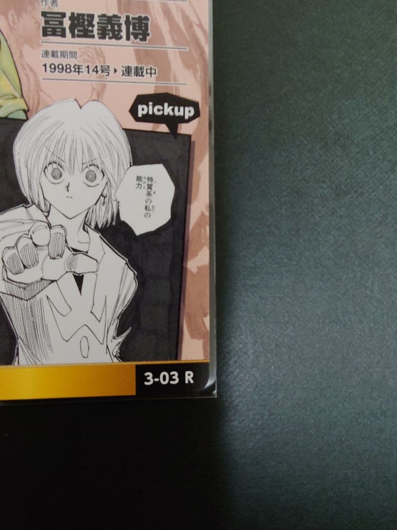 ジャンプ展　オールスターカードコレクション　レア　ホロ　キラ　ハンターハンター