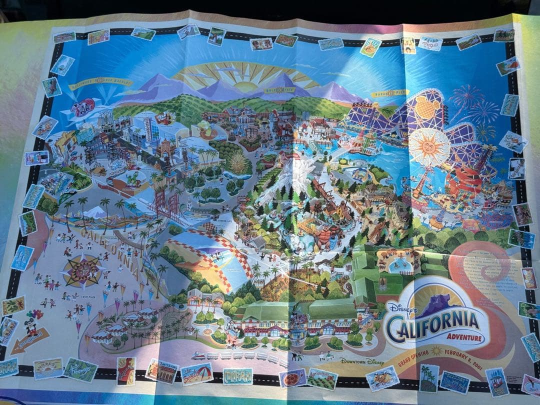 【限定パンフレット付き】カリフォルニアディズニー　ポップコーンバケット