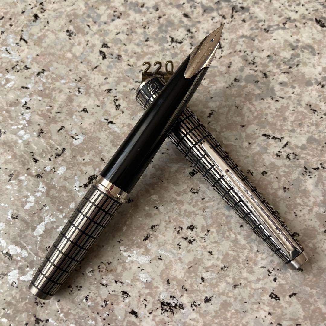 #220 オーバーホール済み 万年筆 パイロット PILOT C 全格子 18k