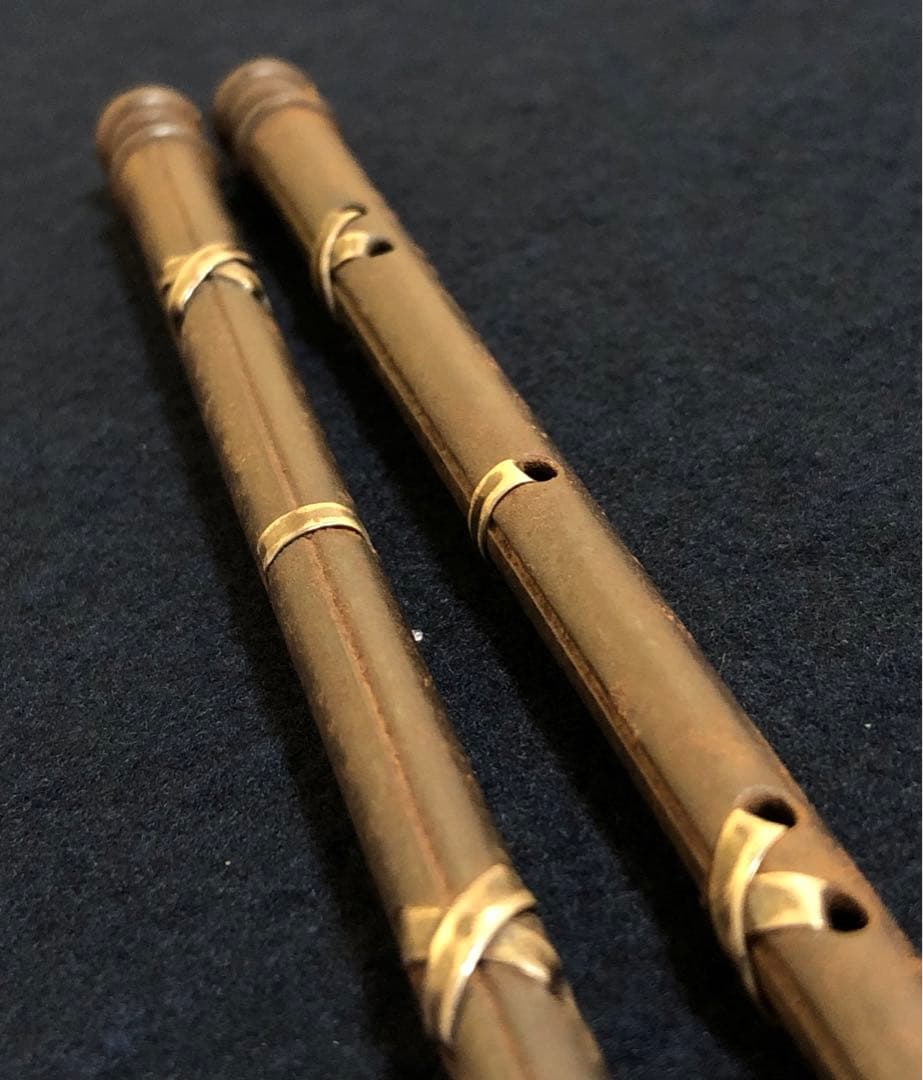 《R》茶道具 鉄火箸 明珍宗春作 共箱　260209け1