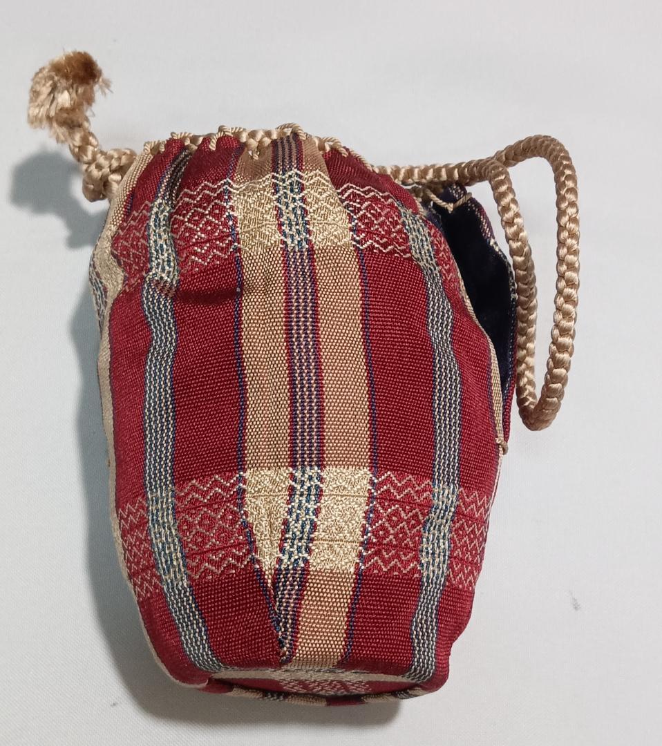 茶道具　丹波立杭焼　尾中信水窯　丹波肩衝茶入　鎌倉間道仕覆付　美品！！