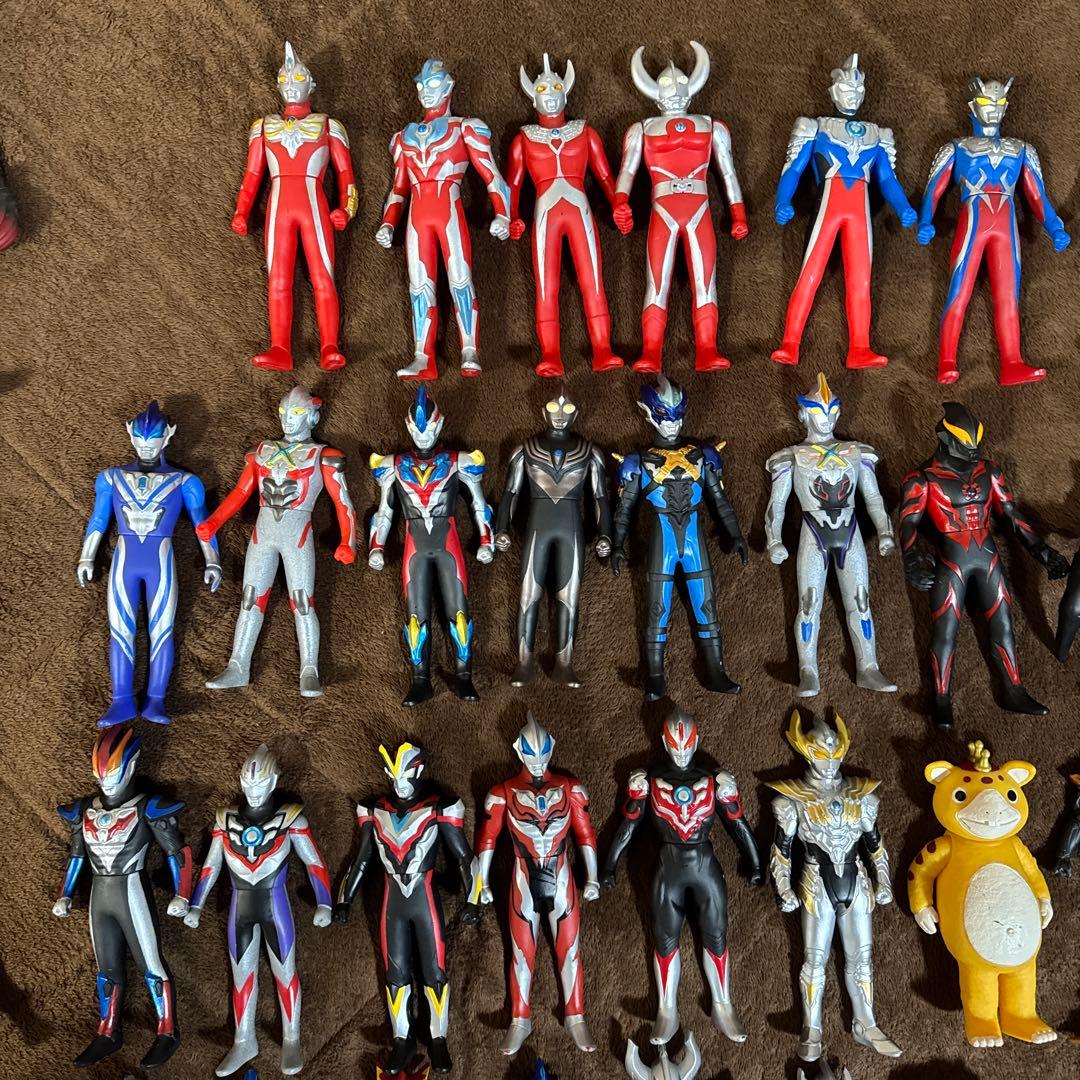 ウルトラマン 怪獣　ソフビ まとめ売り　69体