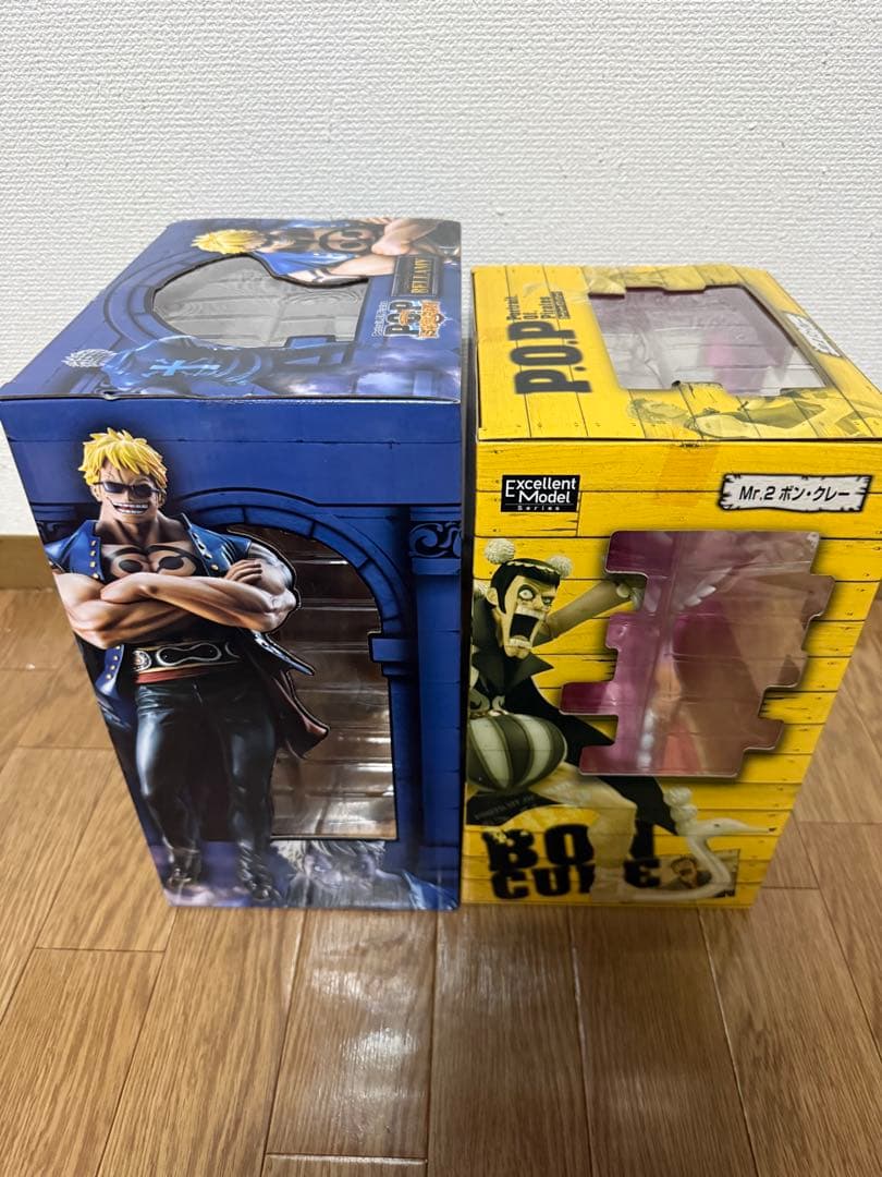 ワ*ル様 POP フィギュア ハイエナのベラミー Mr.2ボン・クレー 2体売り