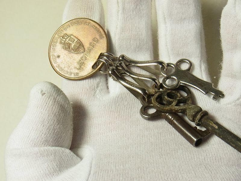 《k250》１９３３年 シカゴ万国博覧会 Leonard社 記念キーフォルダー