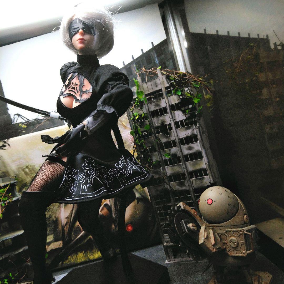 ジオラマ風 NieR:Automata ヨルハ2号B型 ドール フィギュア