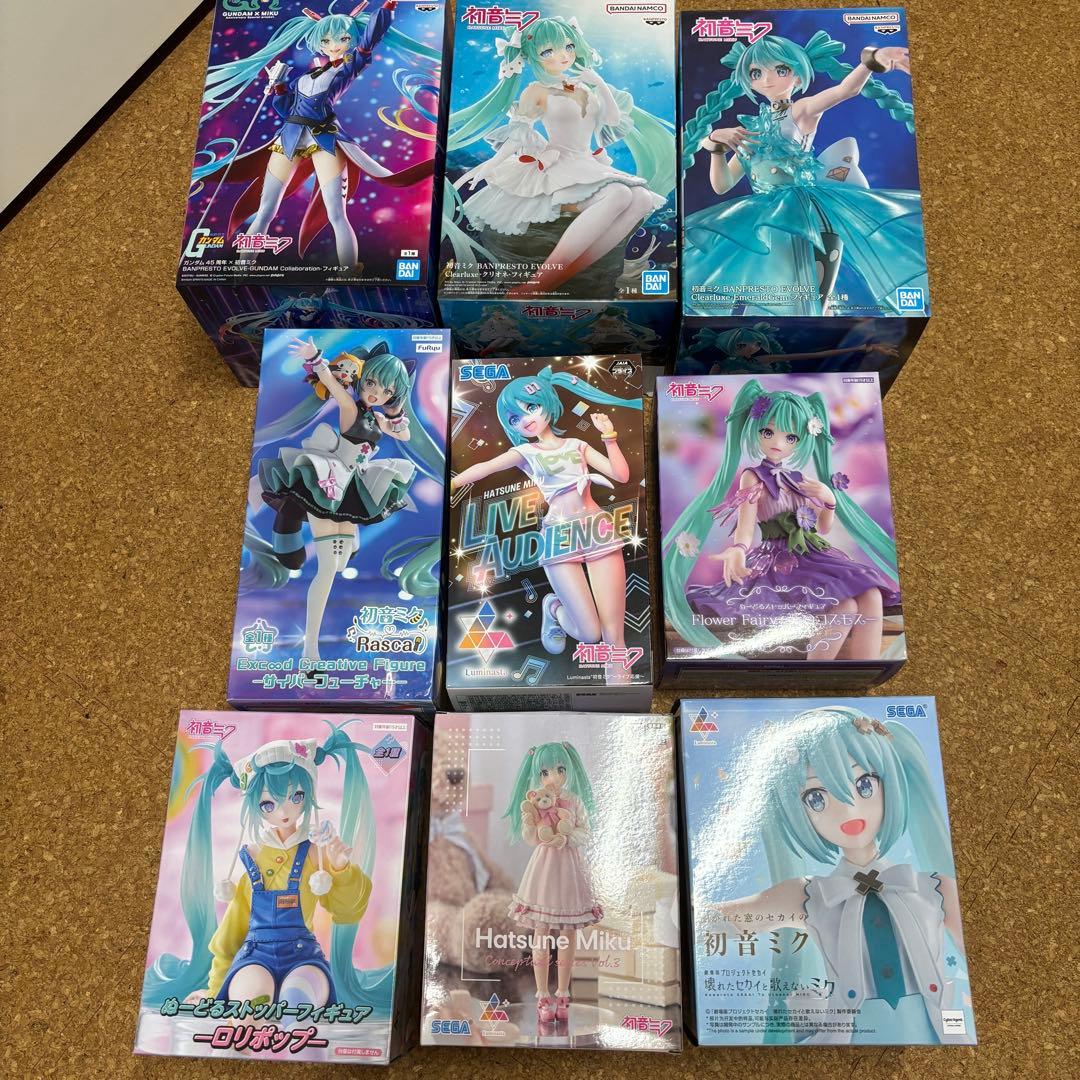 初音ミク　フィギュア9体セット　まとめ売り
