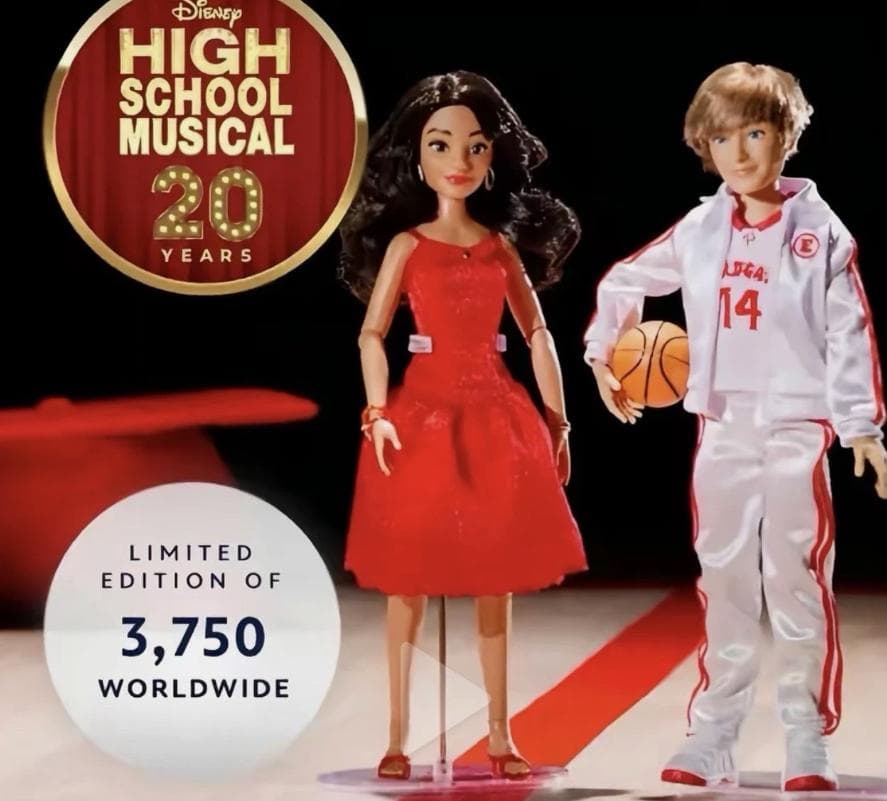 ハイスクール・ミュージカル 20周年 トロイ＆ガブリエラ ドールセット