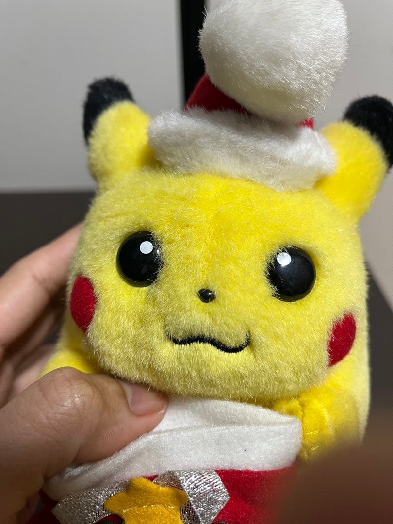 TOMY　初期　ピカチュウ　サンタ　クリスマス　ぬいぐるみ