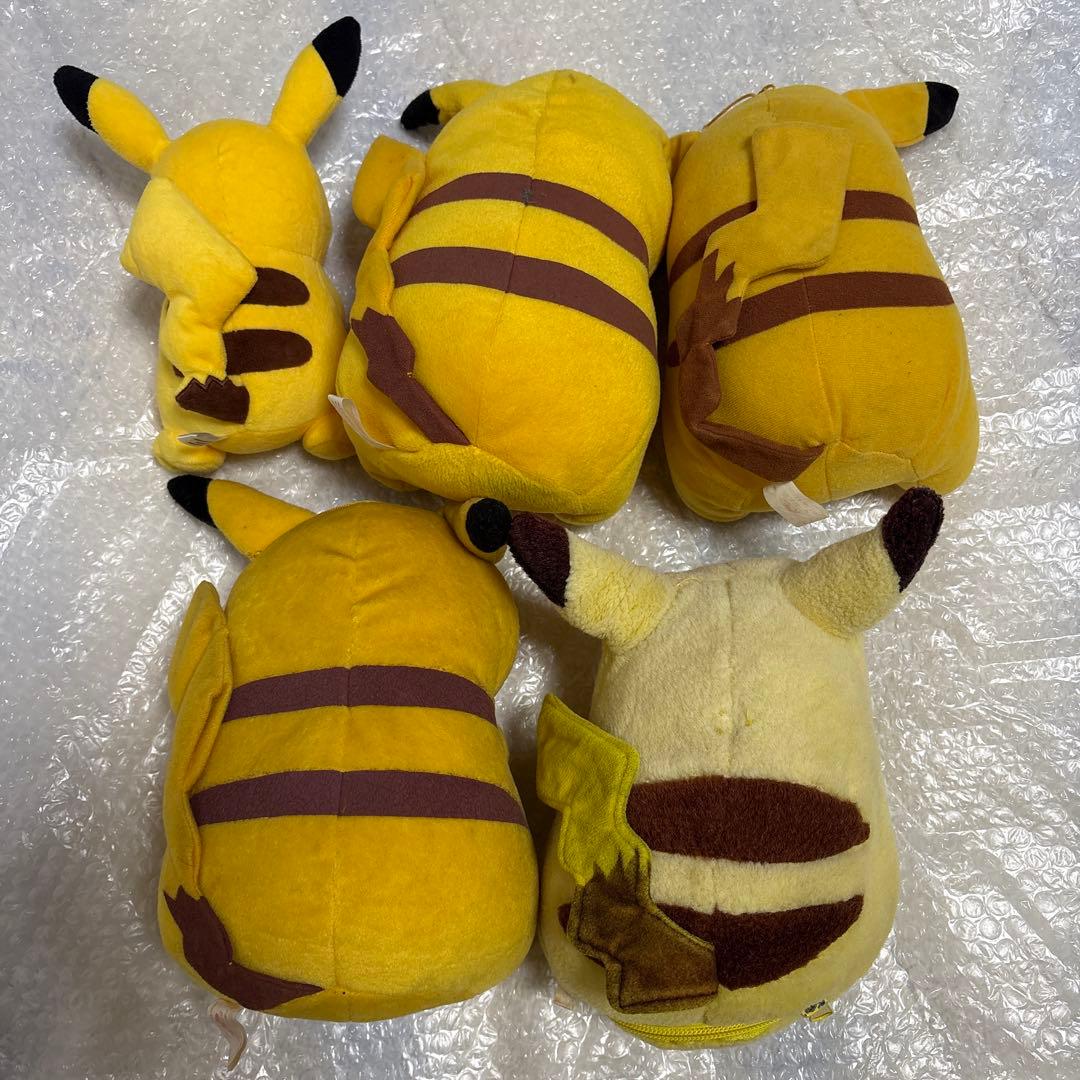 希少 TOMY 赤タグ含む ピカチュウ ぬいぐるみ 5点 初期