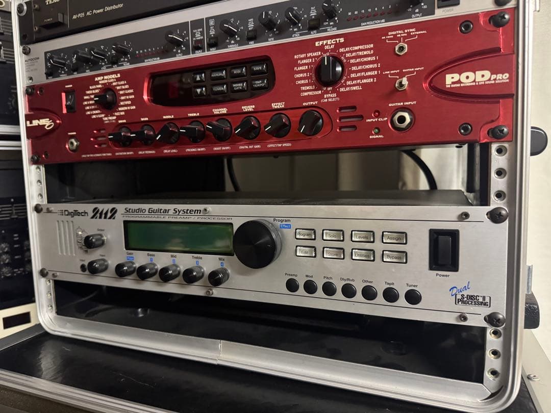 極美品DigiTech GSP-2112 LINE POD pro説明書ラック付