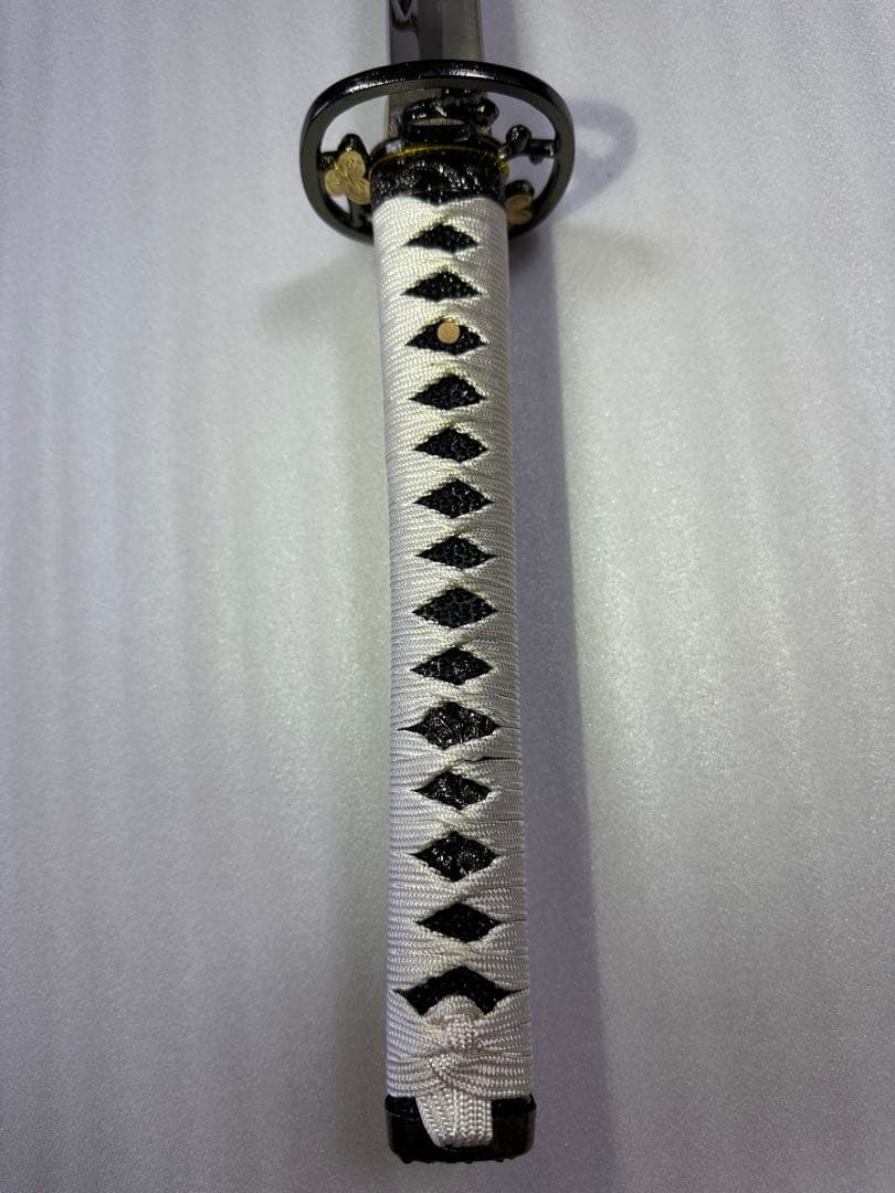新品 模造刀　樋入り刀身 打刀 黑鞘　コスプレ 鞘付き長さ約105cm 26A2