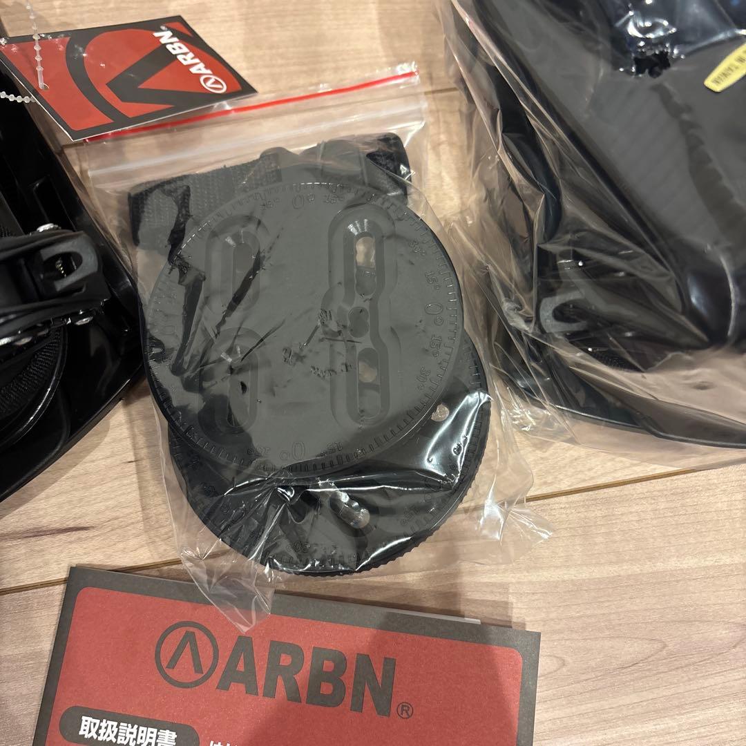 新品未使用ARBN nature series ブラックビンディング　L/M