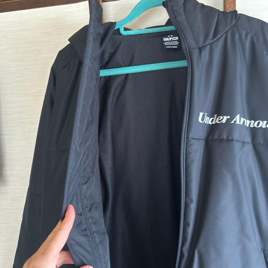 Under Armour ロング丈ベンチコート ブラック