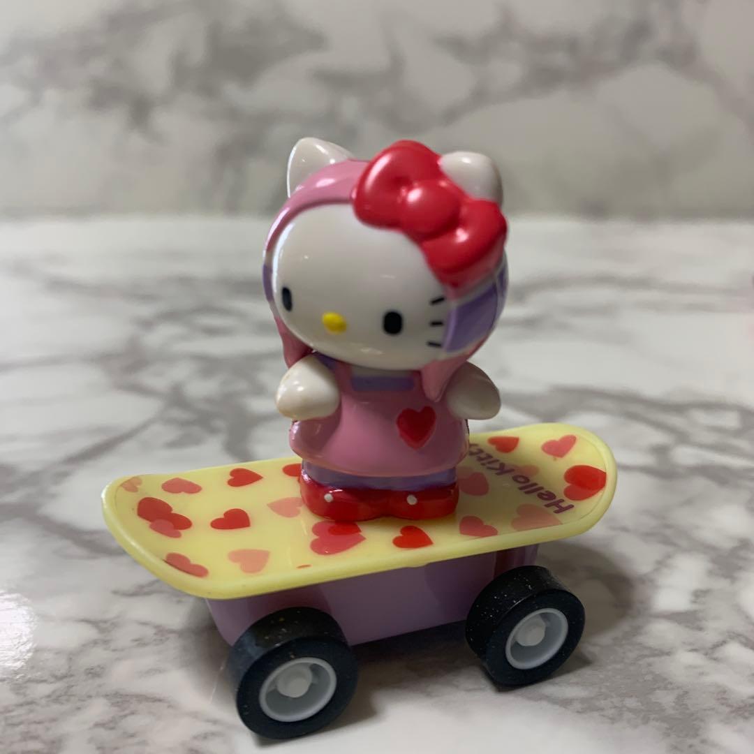 Sanrio Hello kitty チョロQ 2000年　スケボーキティ　3点