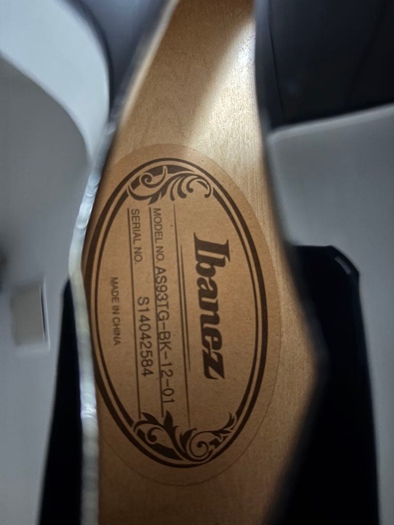 ギター Ibanez AS93TG-BK-12-01