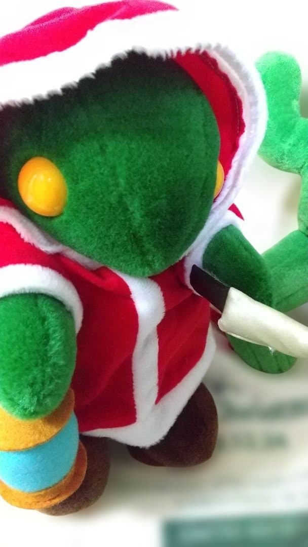【袋状態悪】トンベリ＆サボテンダー(クリスマスバージョン) ぬいぐるみ 1999
