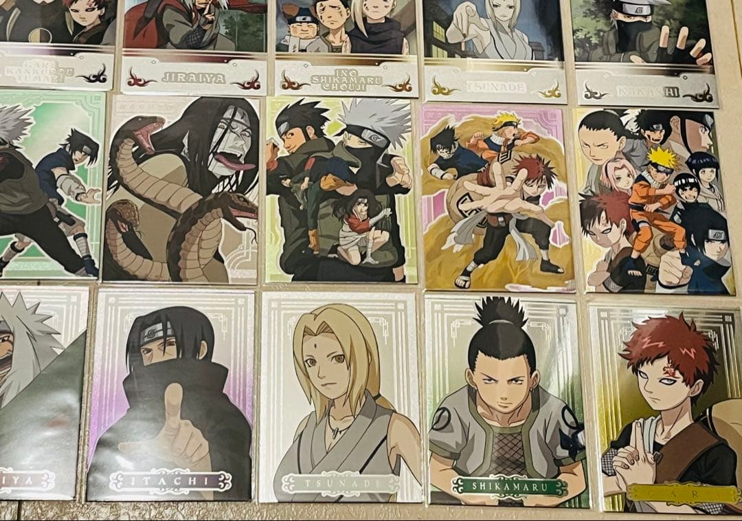 エッチングカード コレクション コンプ カカシ イタチ NARUTO ナルト