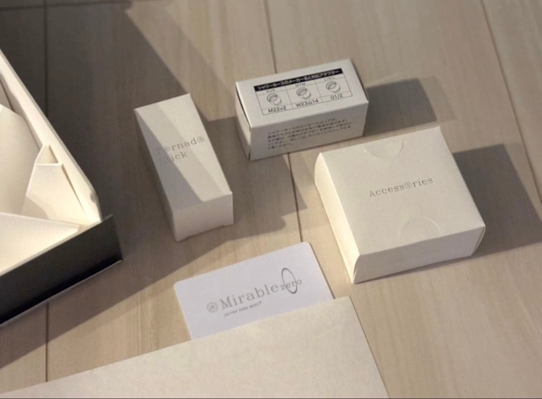 ミラブルMirable zero シャワーヘッド ULTRA FINE MIST