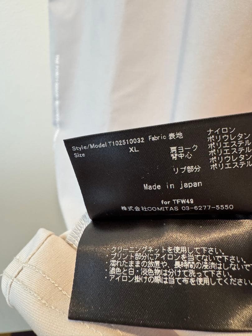 メンズウェア TFW49 SIDE MESH COLLARLESS POLO XL
