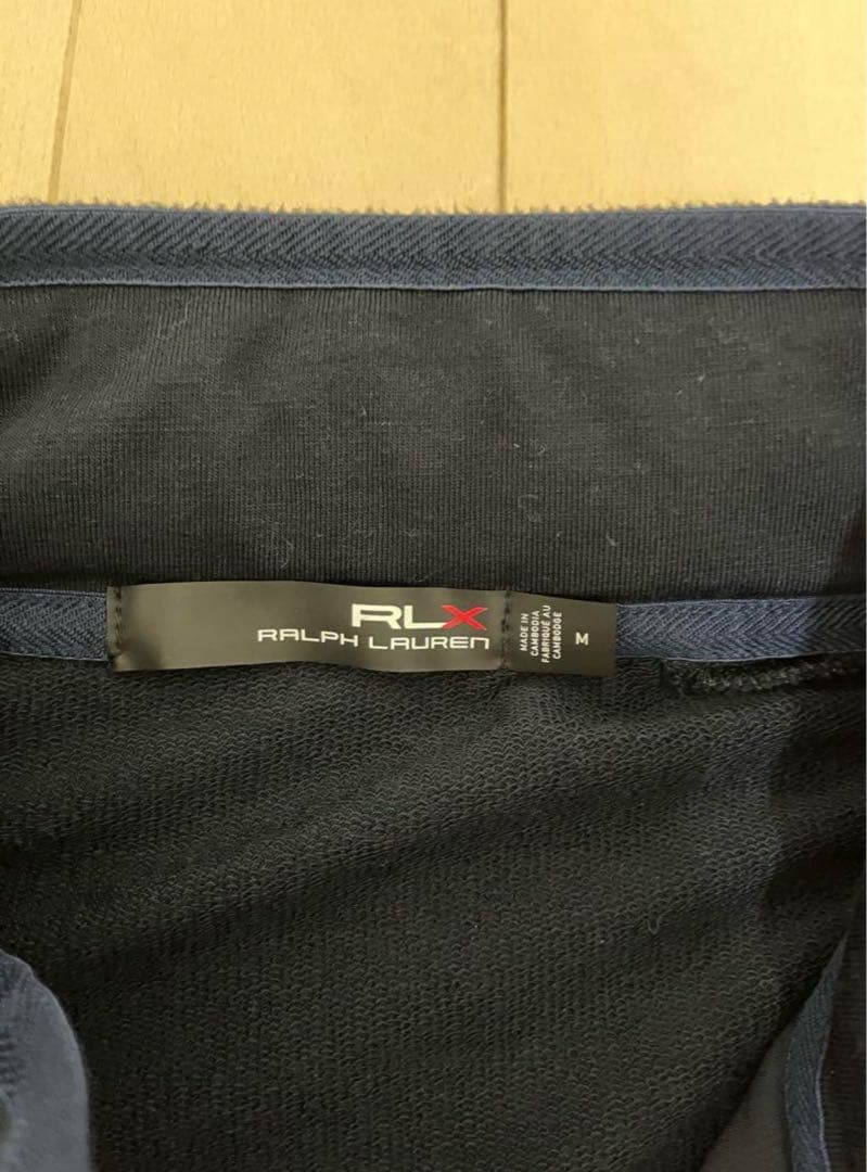 【カツオ】RLX ネイビー ジップアップベスト Mサイズ　ゴルフ