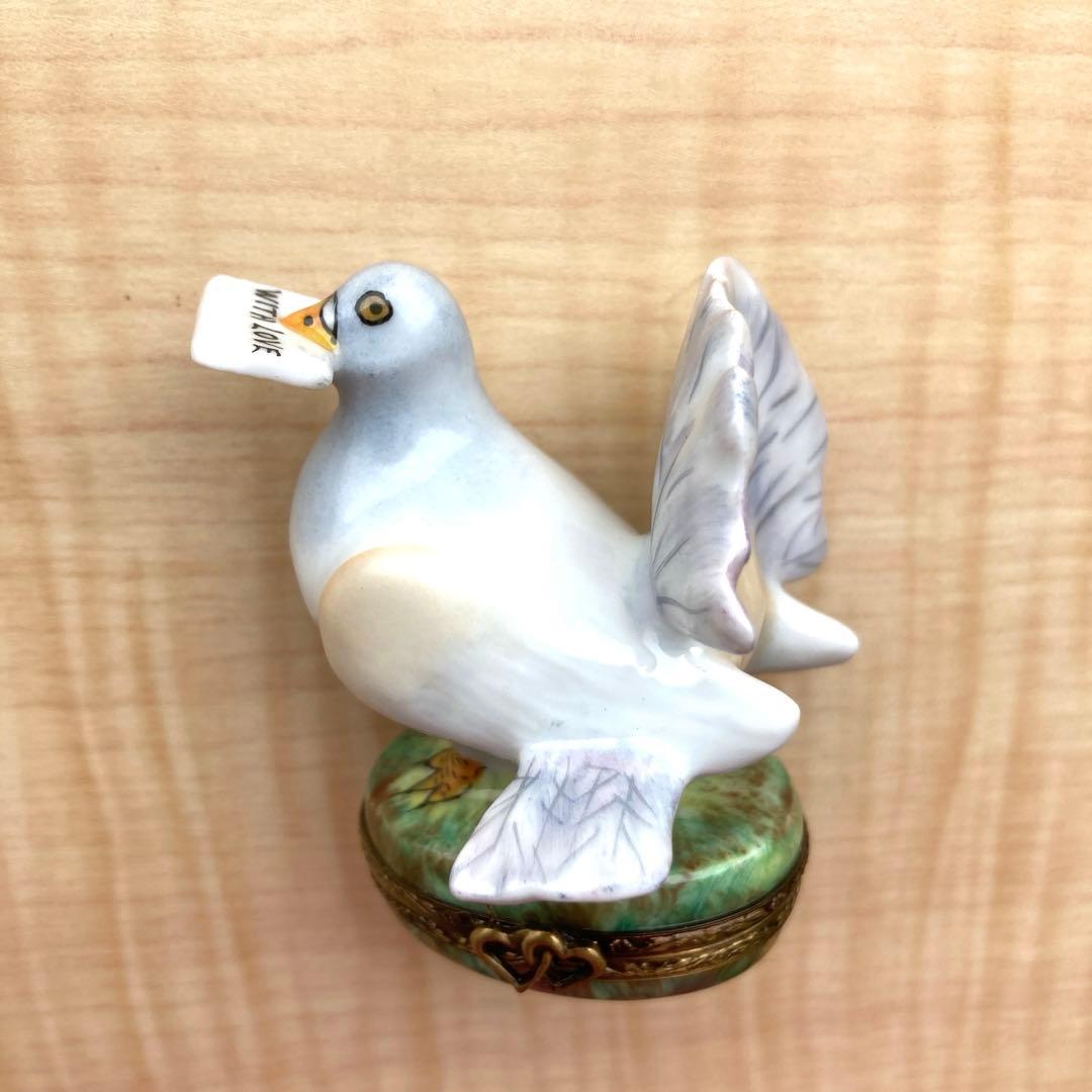 リモージュボックス　鳩