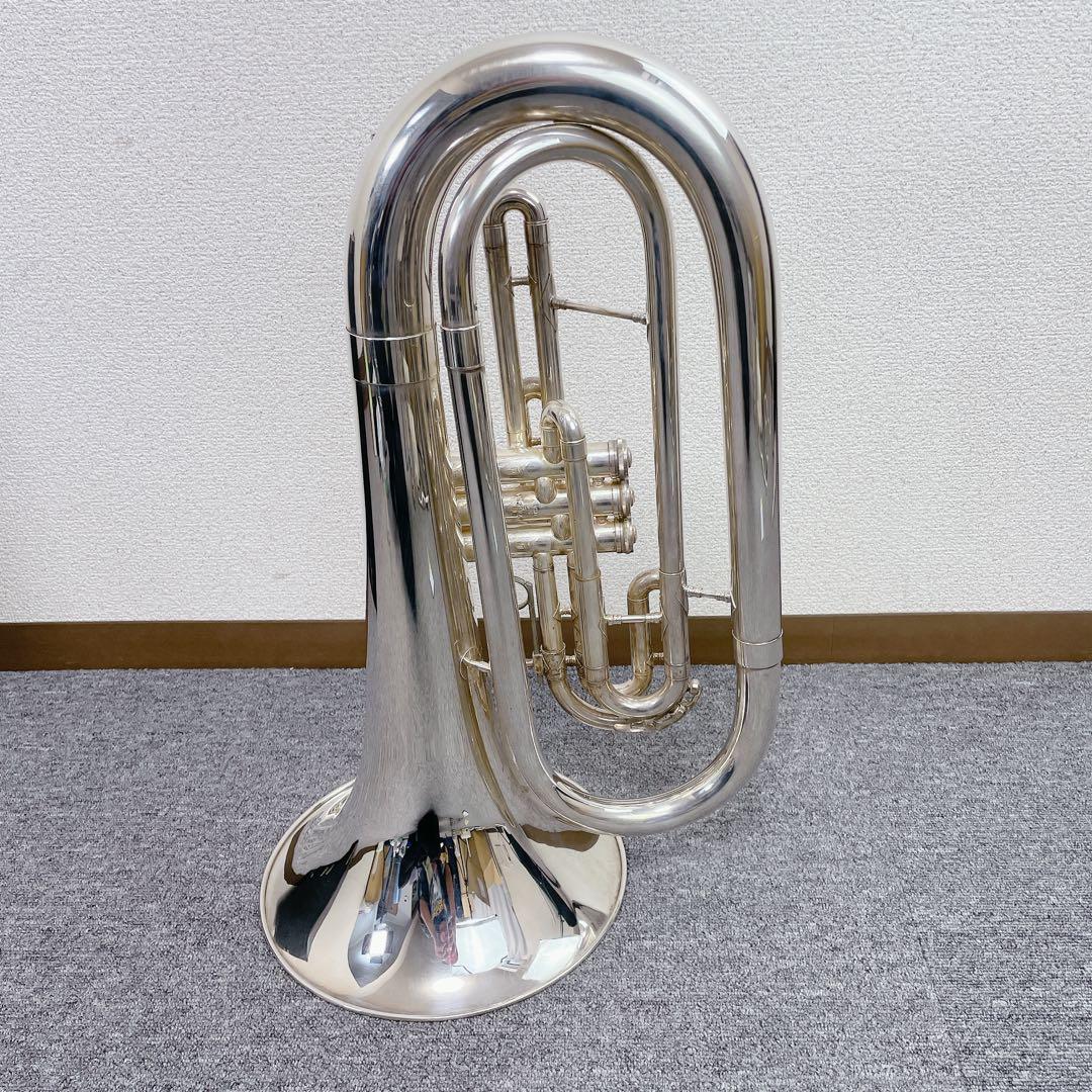 KING マーチングバリトン シルバー USA 1124-BSP