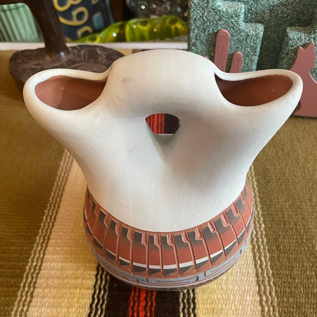 希少品！70's〜ナバホ族navajo 壷　ネイティブアメリカンヴィンテージ雑貨