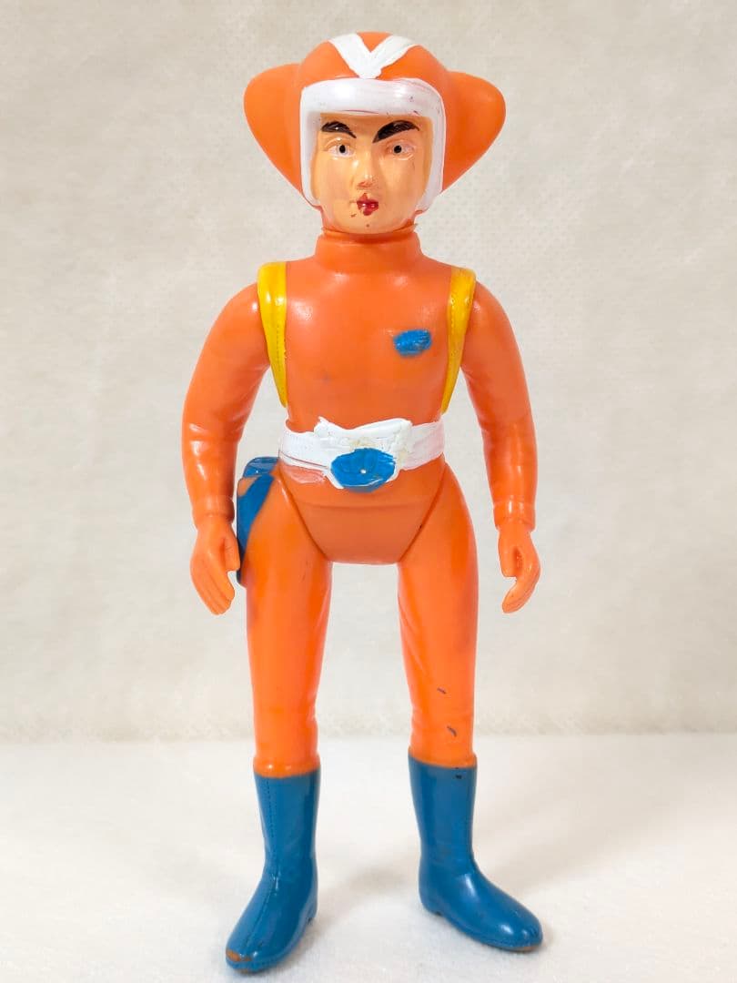 ブルマァク　トリプルファイター　SAT隊員（約15㌢）当時物　ソフビ