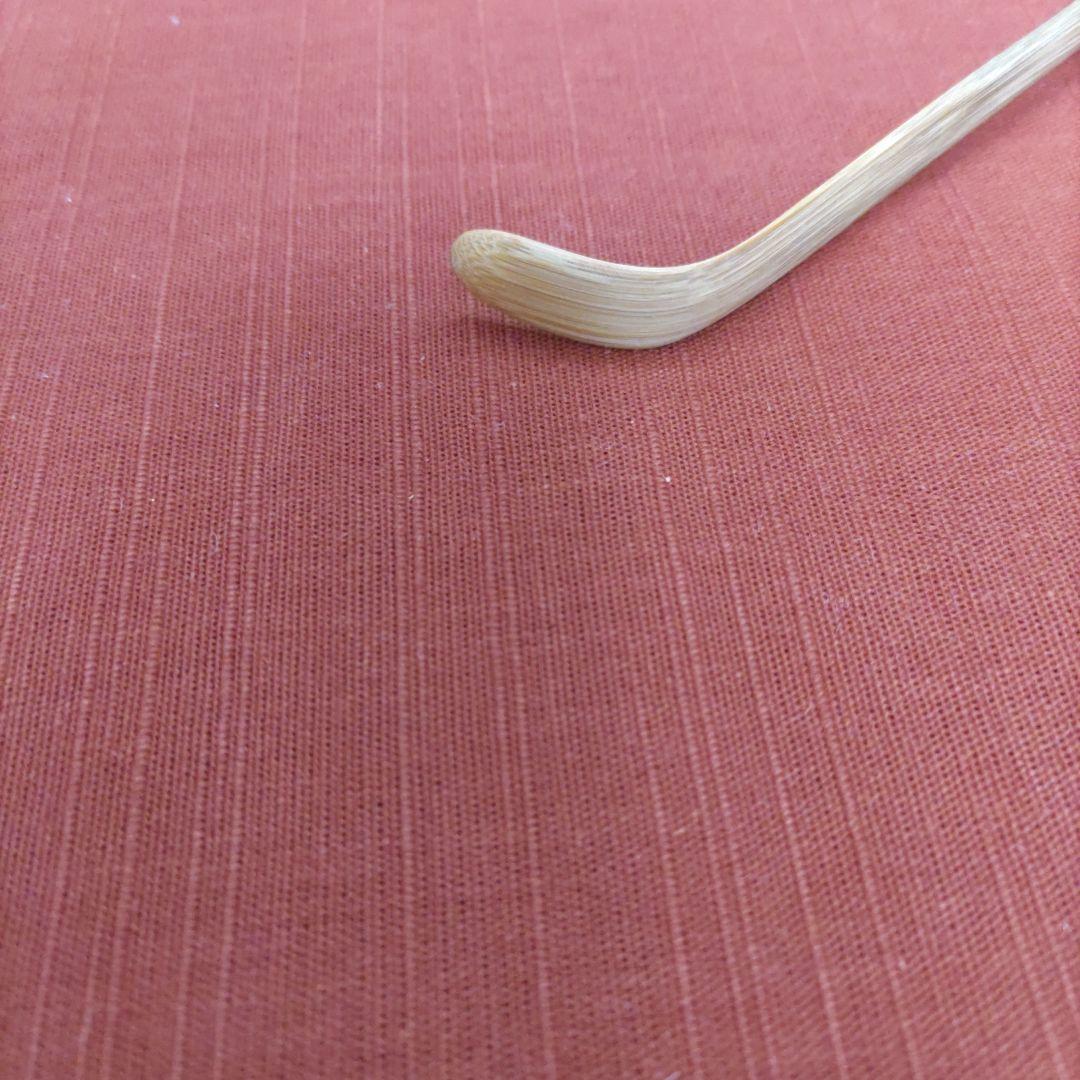 ★値下げしました❗茶道具　茶杓　竹峰作　銘:さざ波　足立泰道書付　桐箱付き