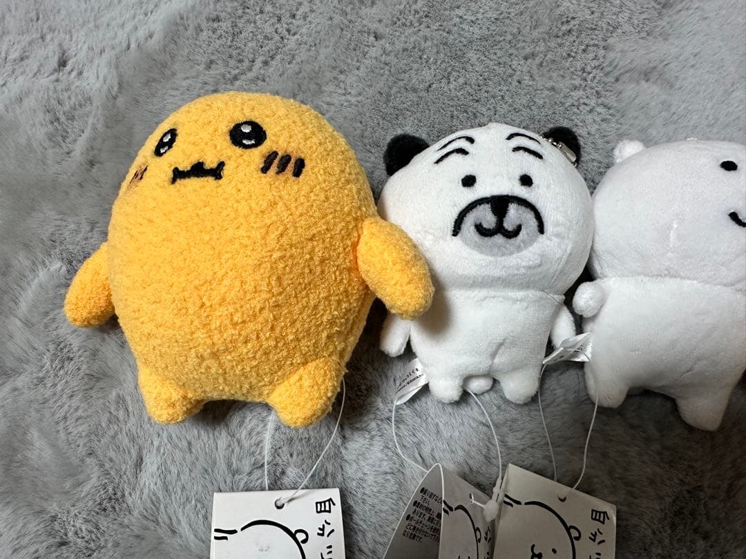 自分ツッコミくま初期マスコット パグさん もぐらコロッケぬいぐるみ ナガノのくま