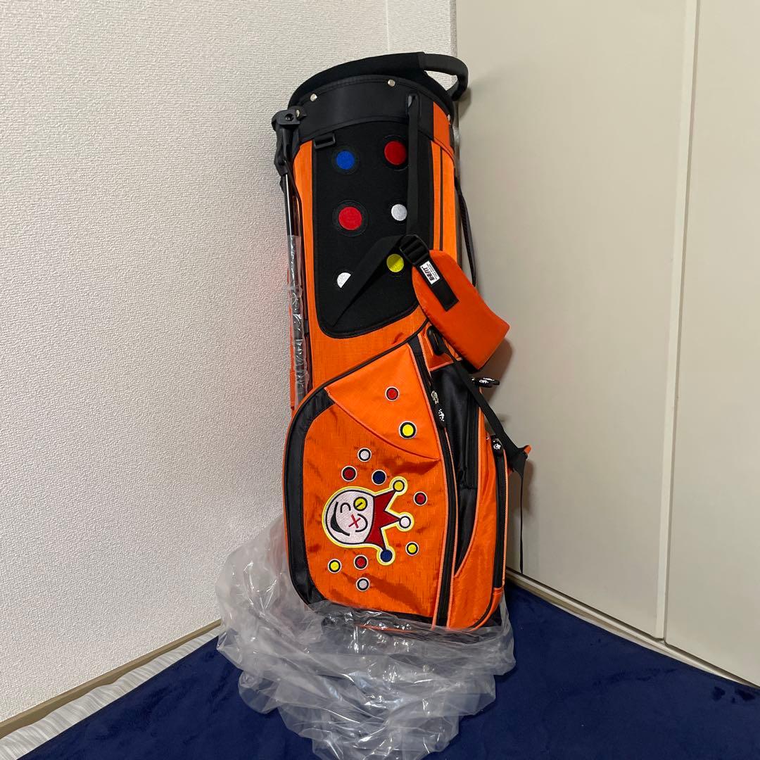 新品未使用　スコッティキャメロン　キャディバッグ　スタンド式　オレンジ